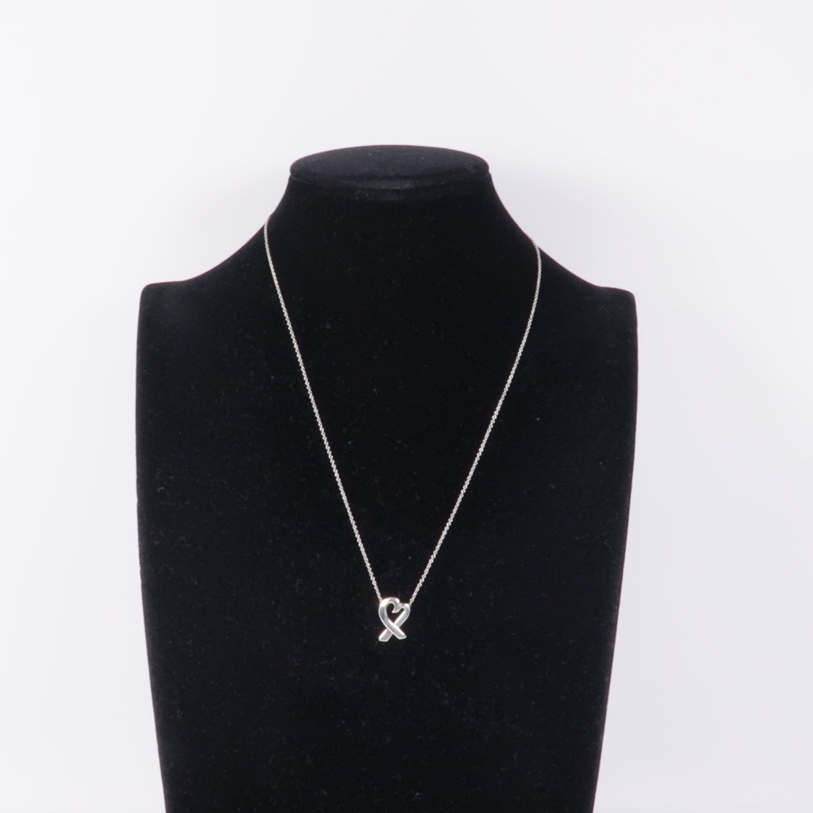 TIFFANY＆CO 925純銀Loving Heart Necklace項鍊