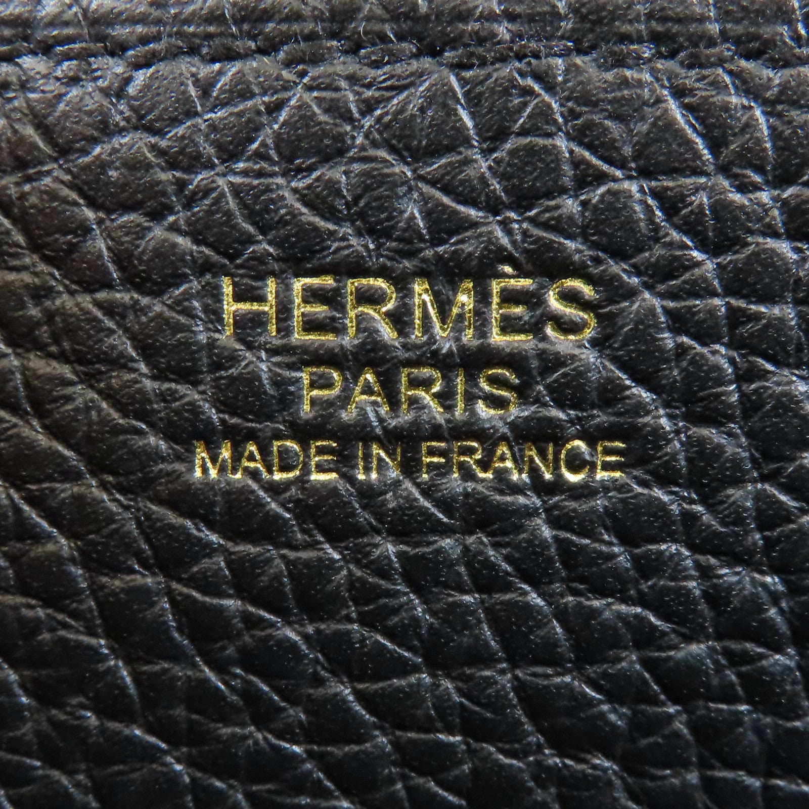 HERMES 【激減優惠】Clemence皮革Halzan 25金扣手挽肩背兩用袋