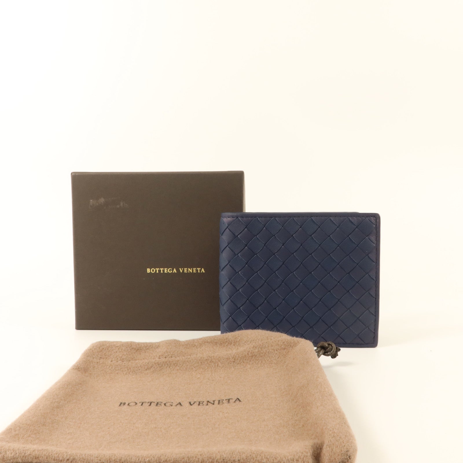 BOTTEGA VENETA 織紋皮革Bifold Wallet錢包