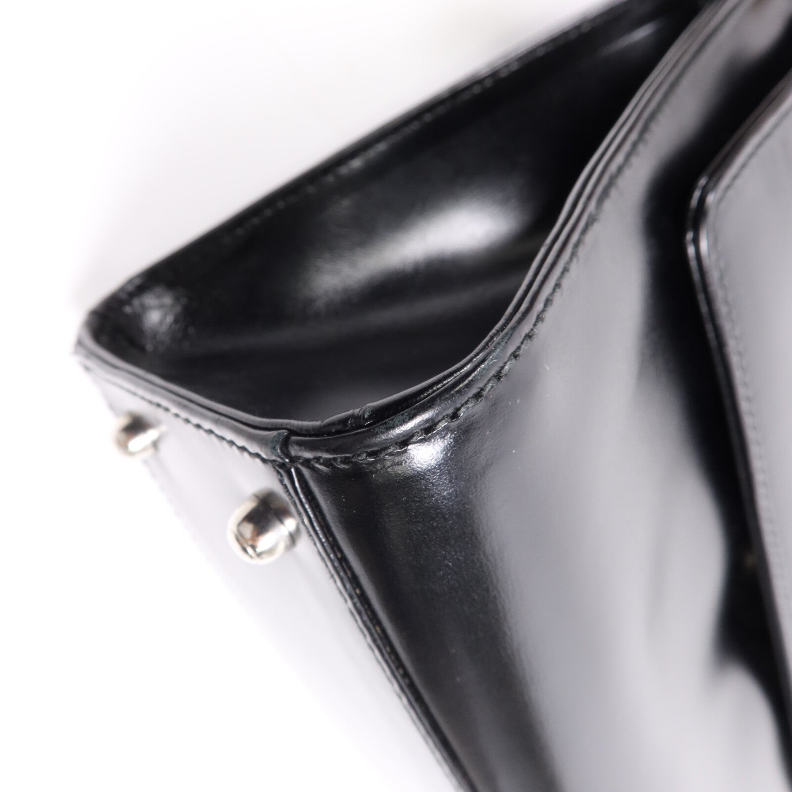 GUCCI 牛皮皮革Vintage Shoulder Bag銀扣肩背袋