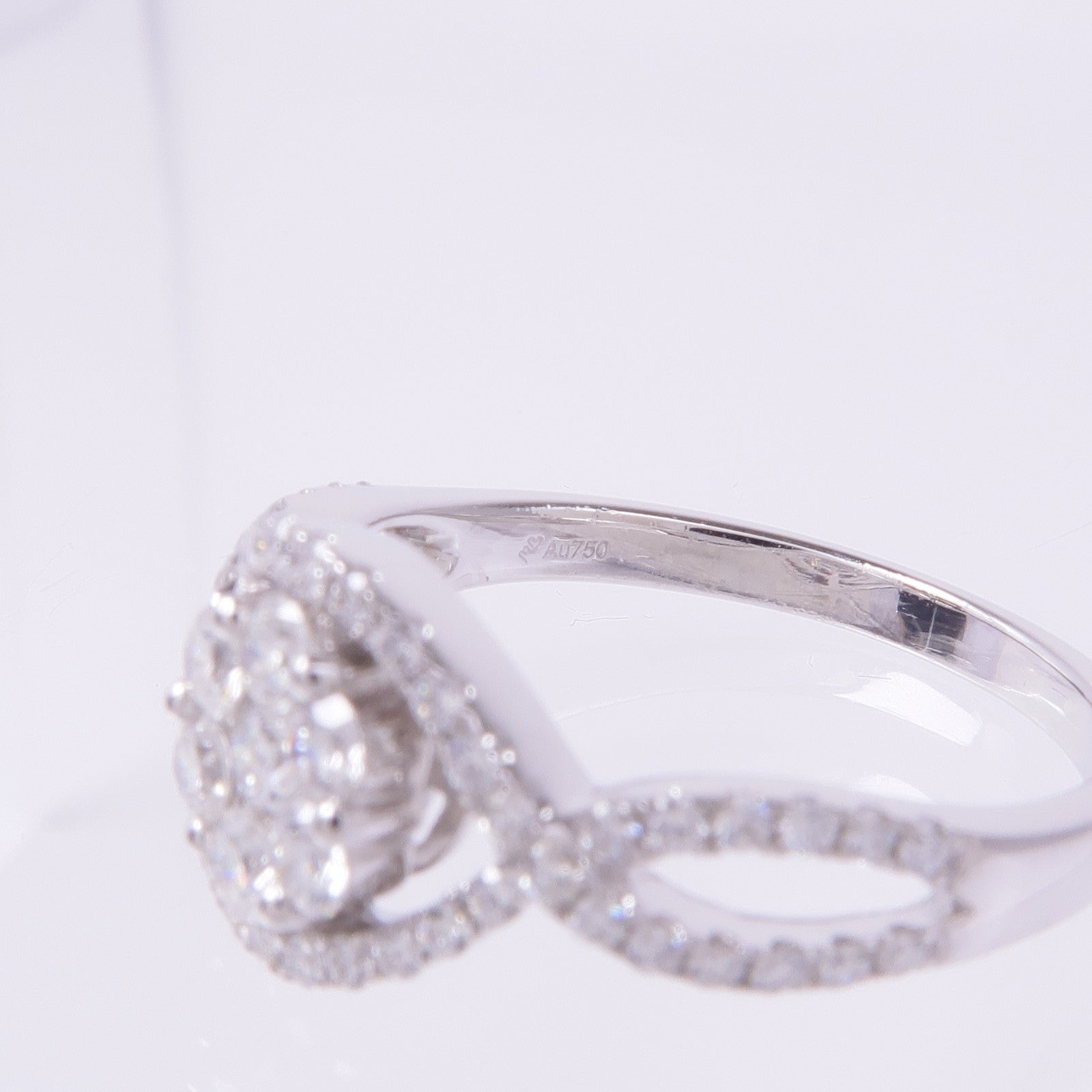 JEWELRY 18K白金Diamond Ring鑽石戒指US#7.25