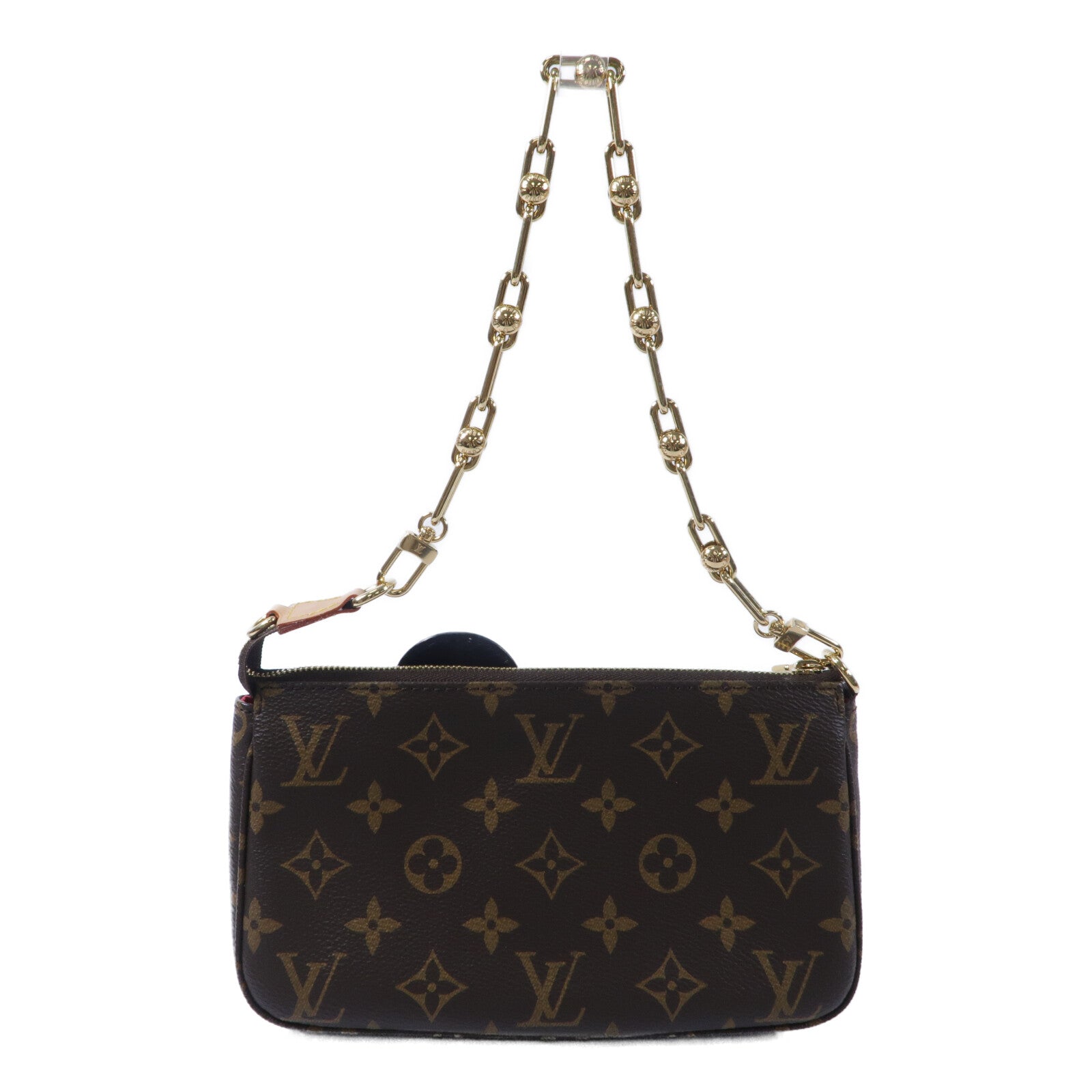 LOUIS VUITTON Monogram LV x TM Pochette Accessoires鏈帶手挽袋