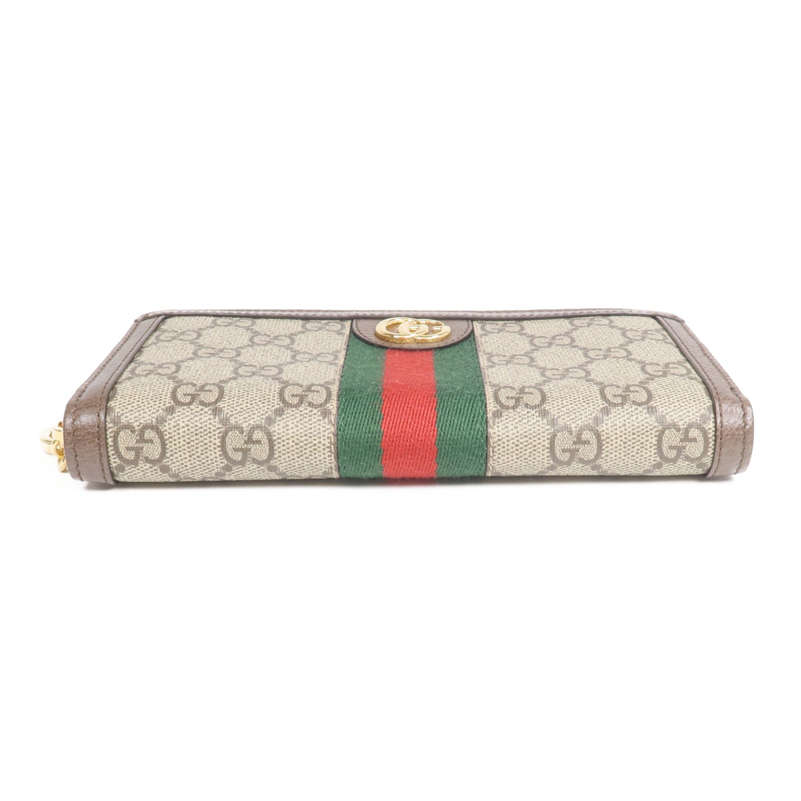 GUCCI 塗層帆布Ophidia GG Long Wallet金扣長錢包