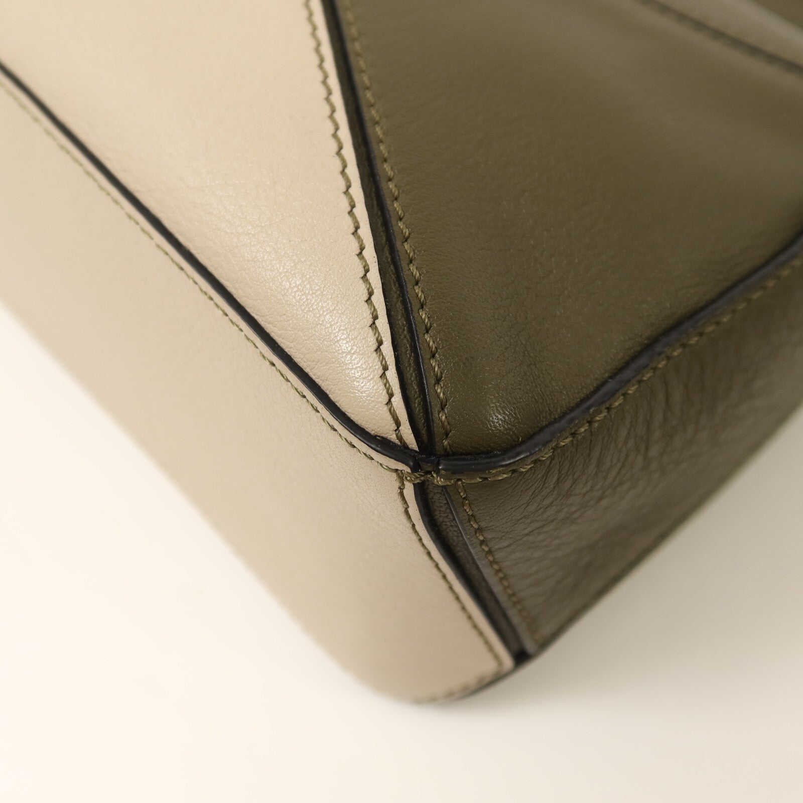 LOEWE 牛皮皮革Mini Puzzle金扣手挽肩背兩用袋
