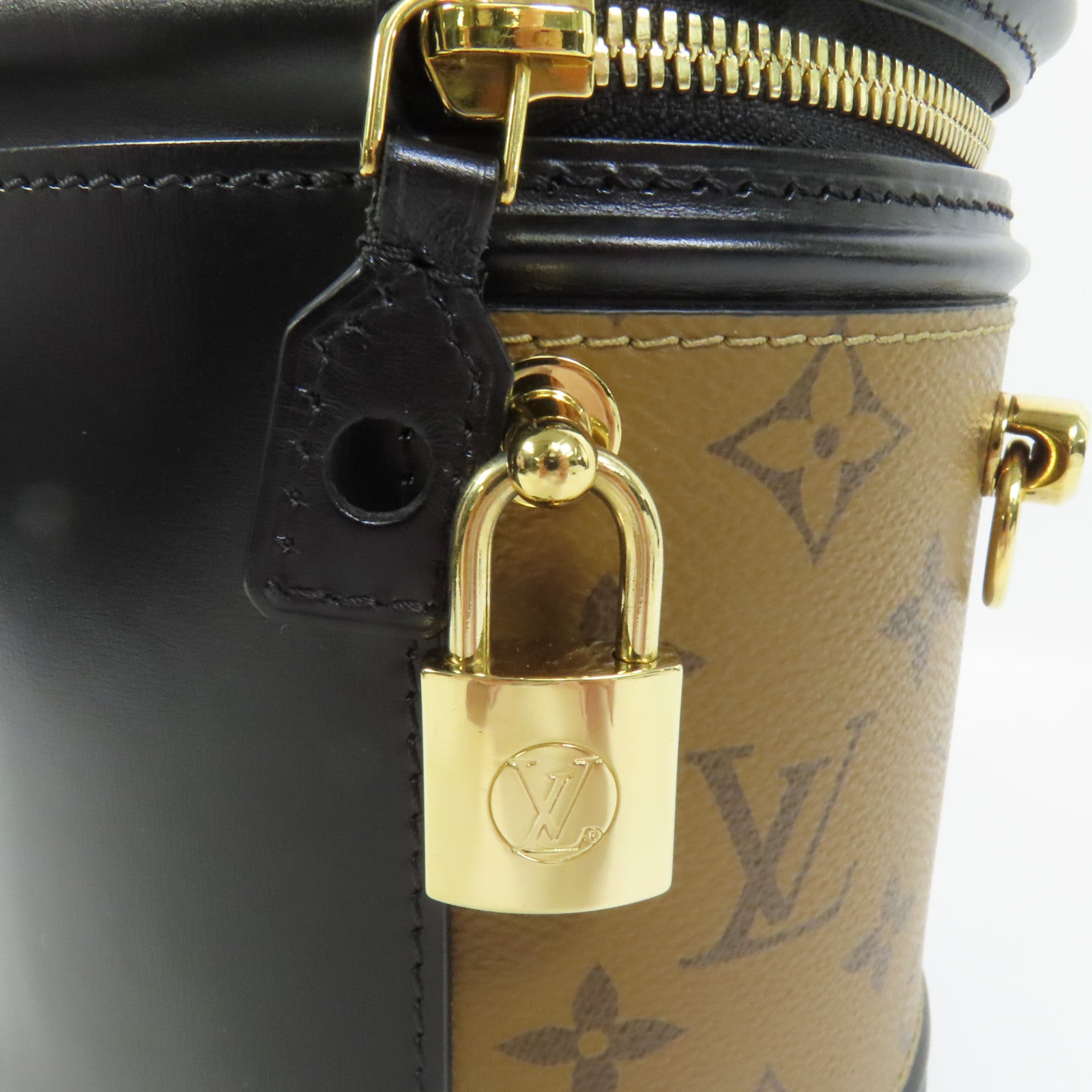 LOUIS VUITTON 【激減優惠】Monogram Reverse Cannes金扣手挽肩背兩用袋