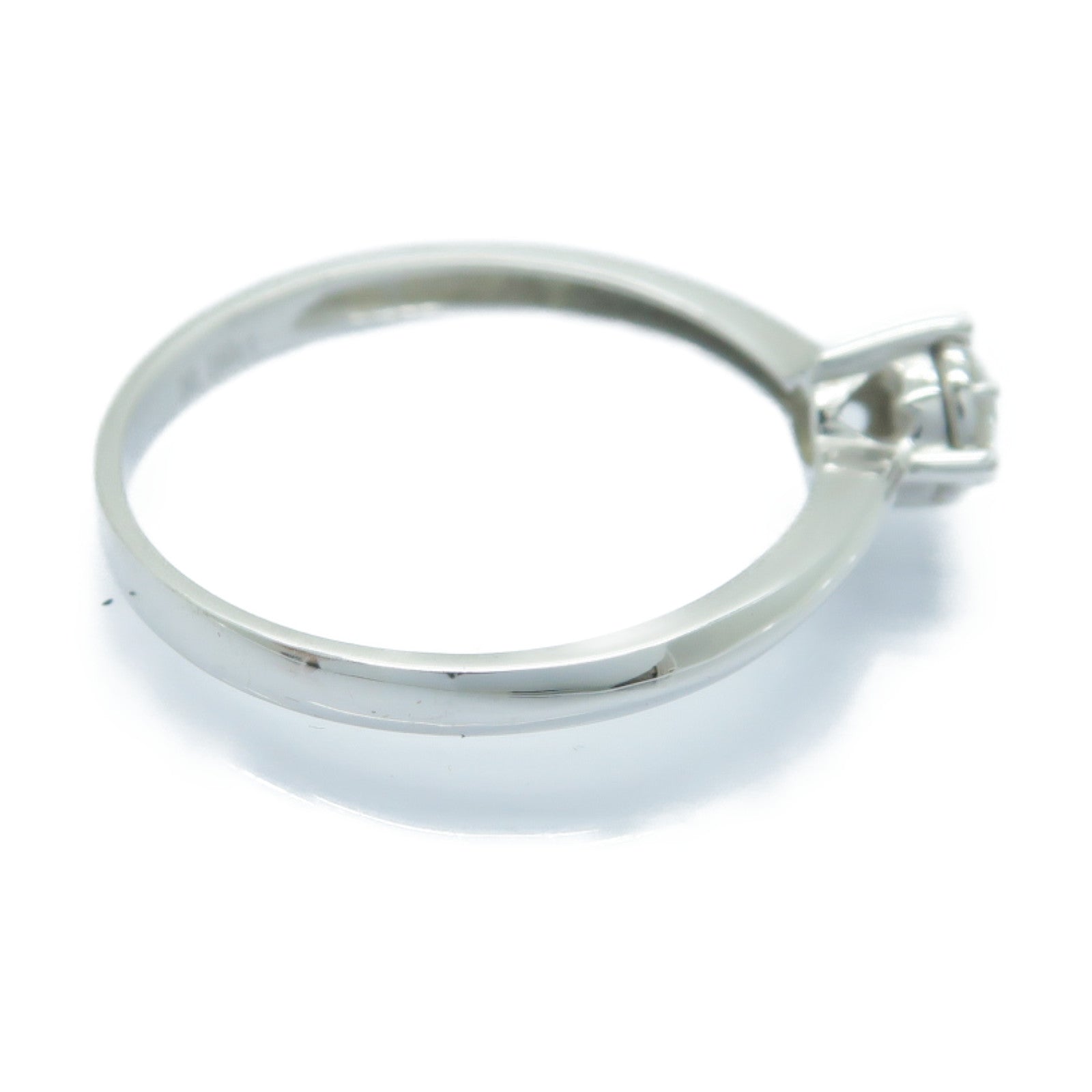 JEWELRY 【激減優惠】18K白金Diamond Ring 0.16ct鑽石戒指US#6.5