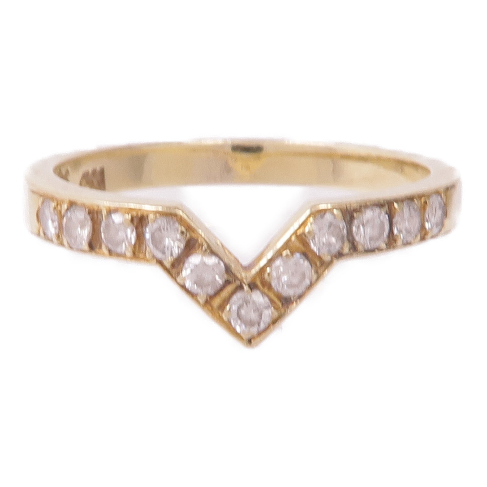 JEWELRY 【激減優惠】14K黃金Diamond Ring鑽石戒指US#5.75