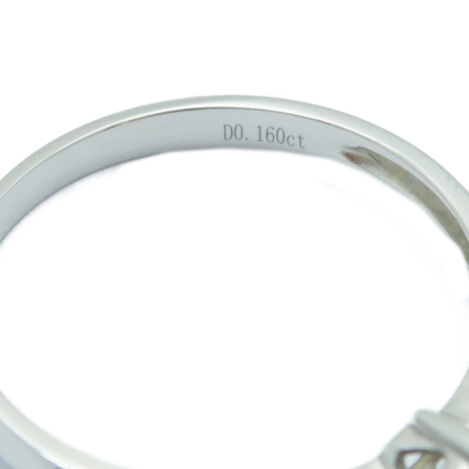 JEWELRY 【激減優惠】18K白金Diamond Ring 0.16ct鑽石戒指US#6.5