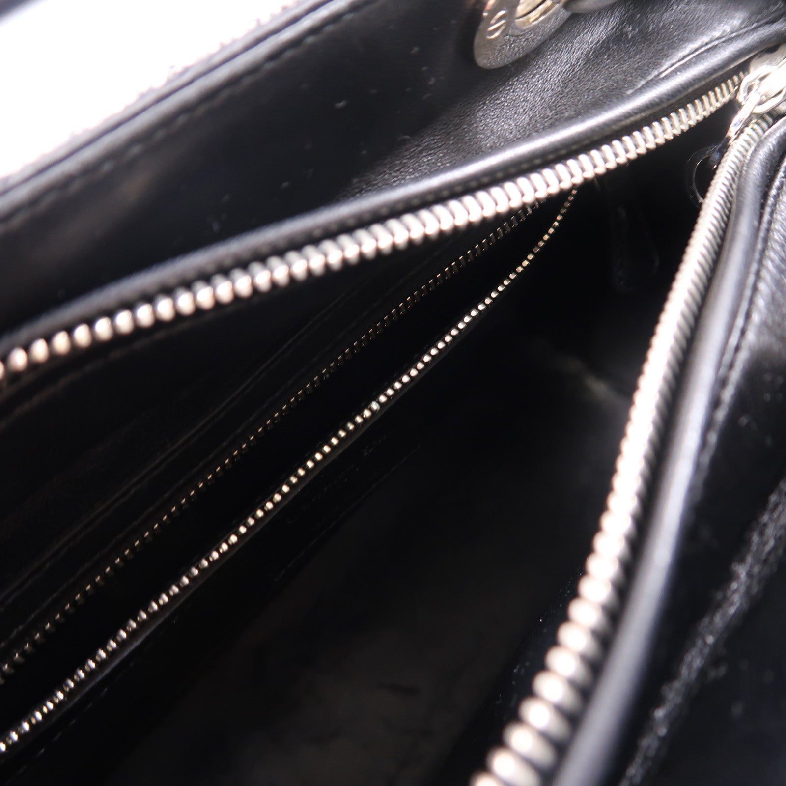 Dior SHW Lady Dior Medium 2way Shoulder Bag Sequins Lambskin M0550PSTK