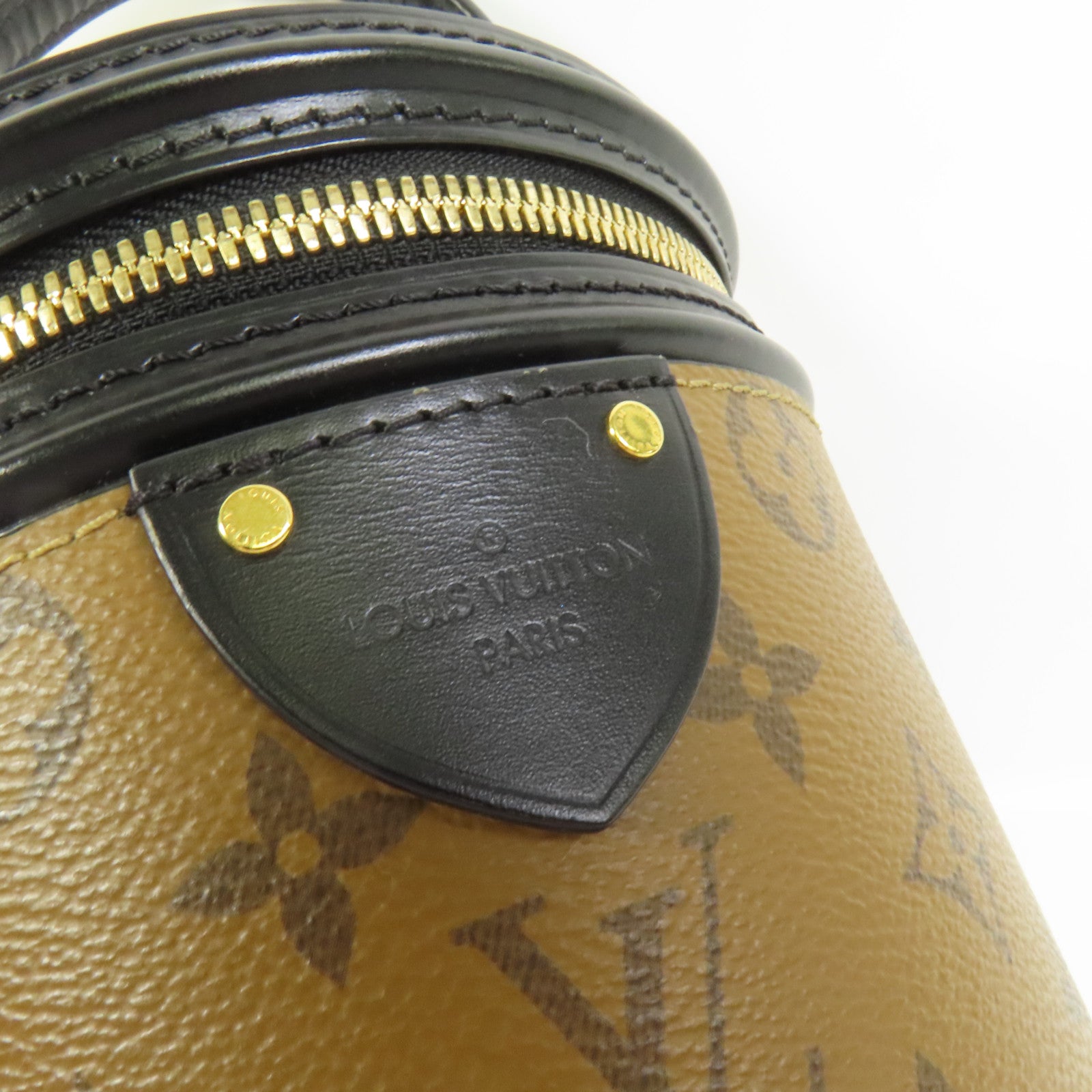 LOUIS VUITTON 【激減優惠】Monogram Reverse Cannes金扣手挽肩背兩用袋