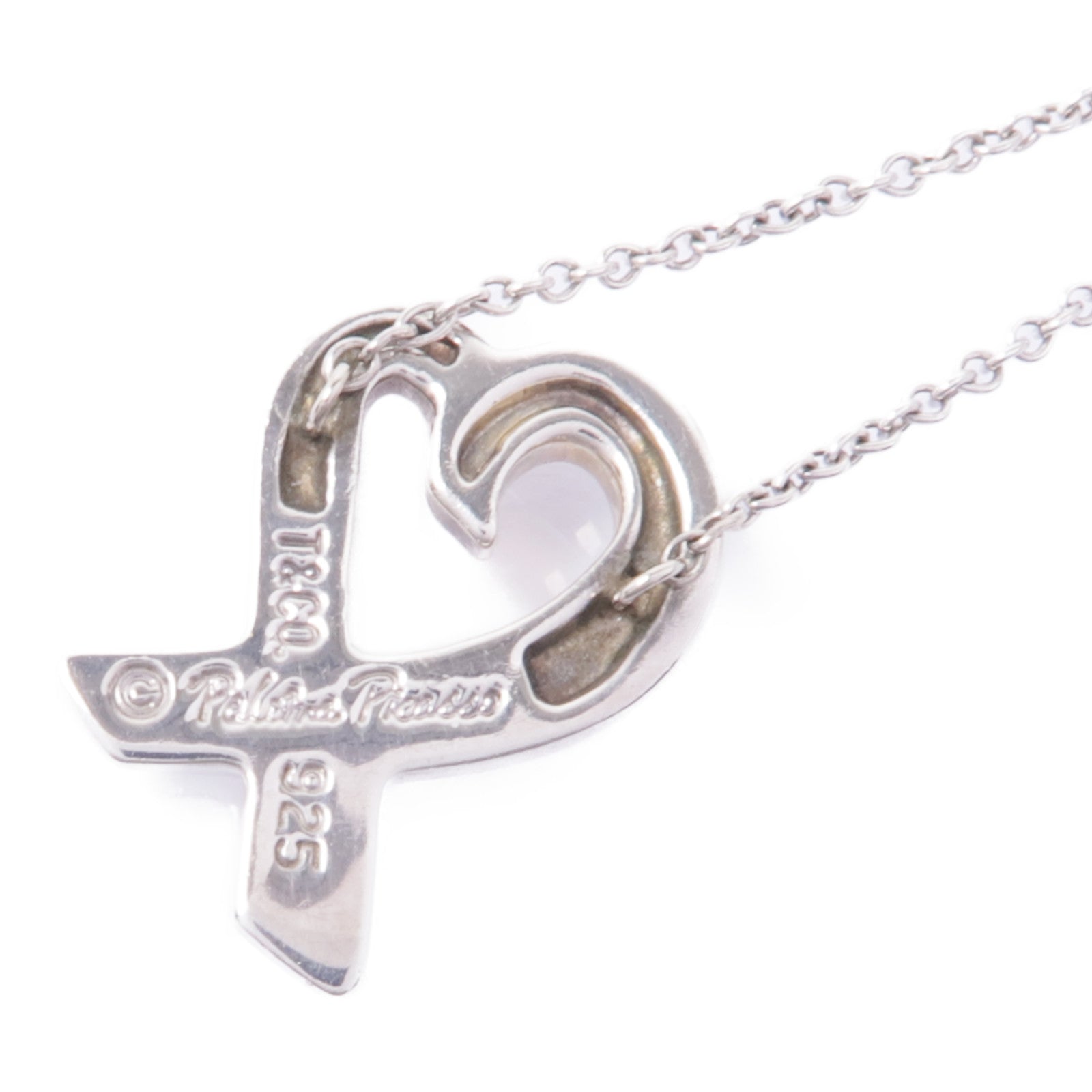 TIFFANY＆CO 925純銀Loving Heart Necklace項鍊