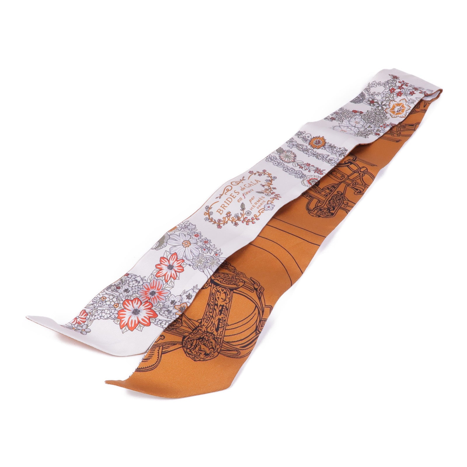 HERMES 絲質Twilly絲巾