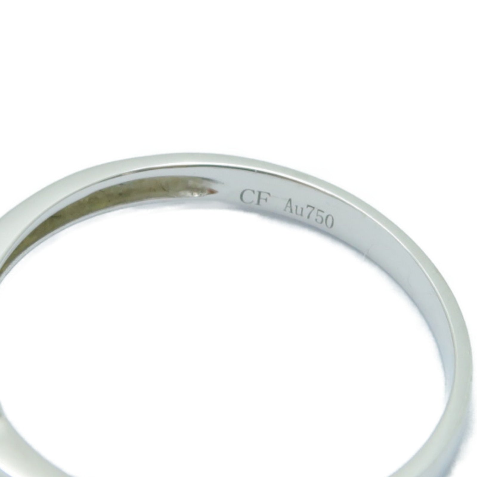 JEWELRY 【激減優惠】18K白金Diamond Ring 0.16ct鑽石戒指US#6.5