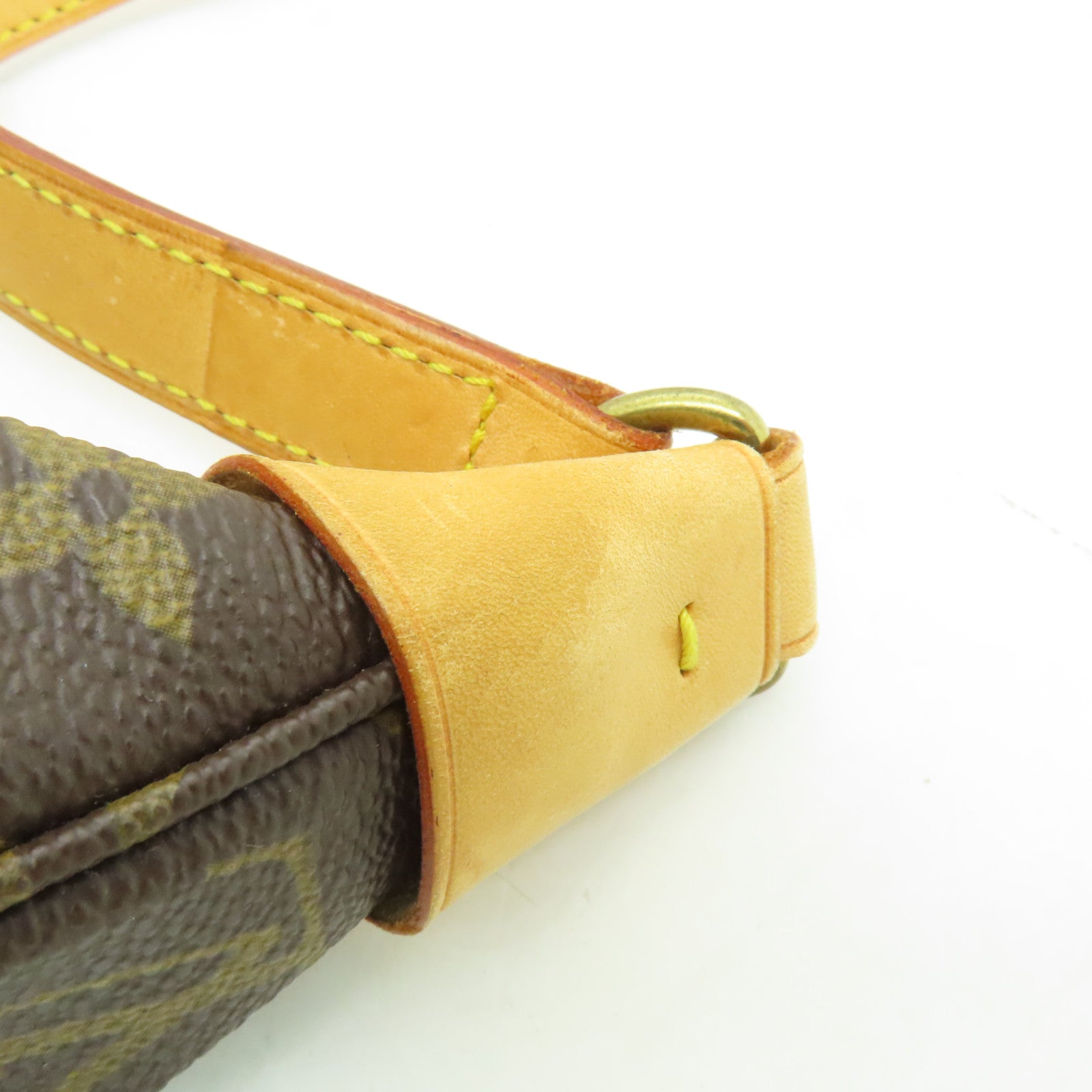 LOUIS VUITTON Monogram Boulogne金扣肩背袋棕色