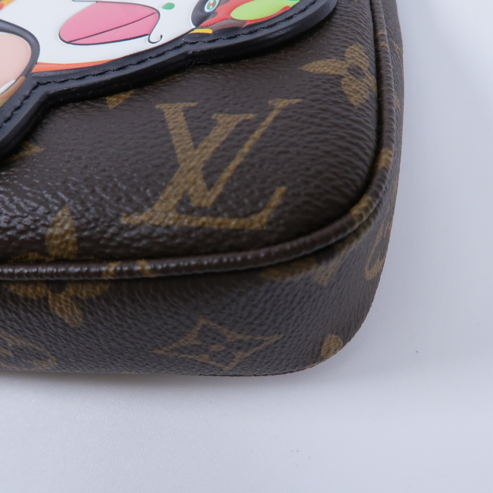 LOUIS VUITTON Monogram LV x TM Pochette Accessoires鏈帶手挽袋