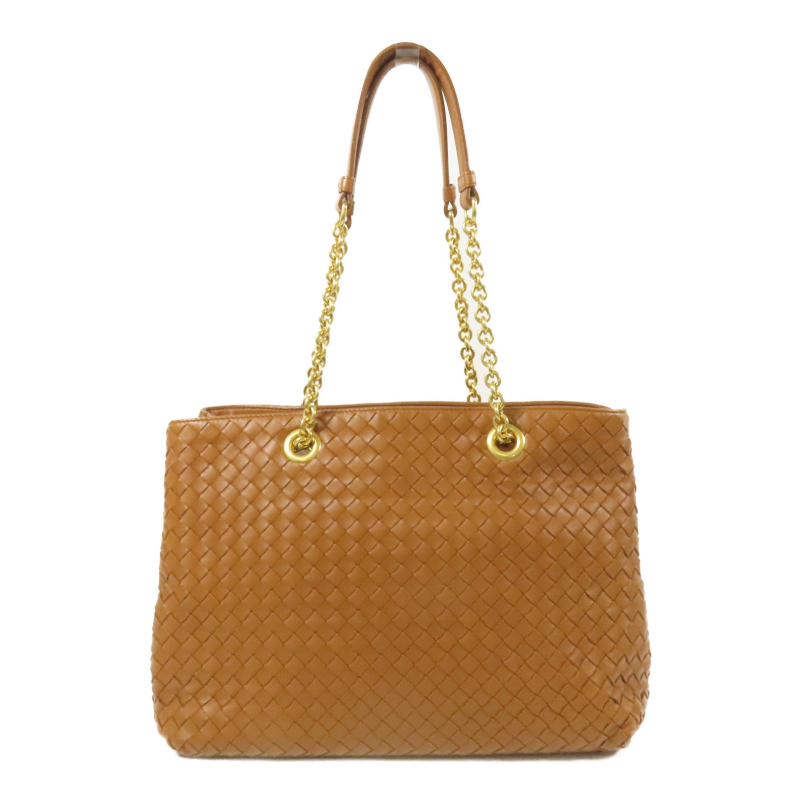 BOTTEGA VENETA 羊皮皮革Chain Shoulder金扣肩背袋