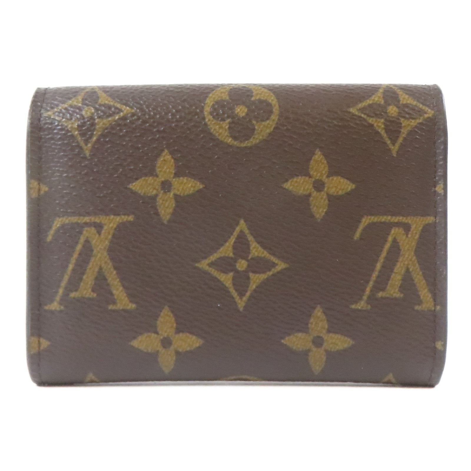 LOUIS VUITTON Monogram Rosalie金扣卡片套啡色