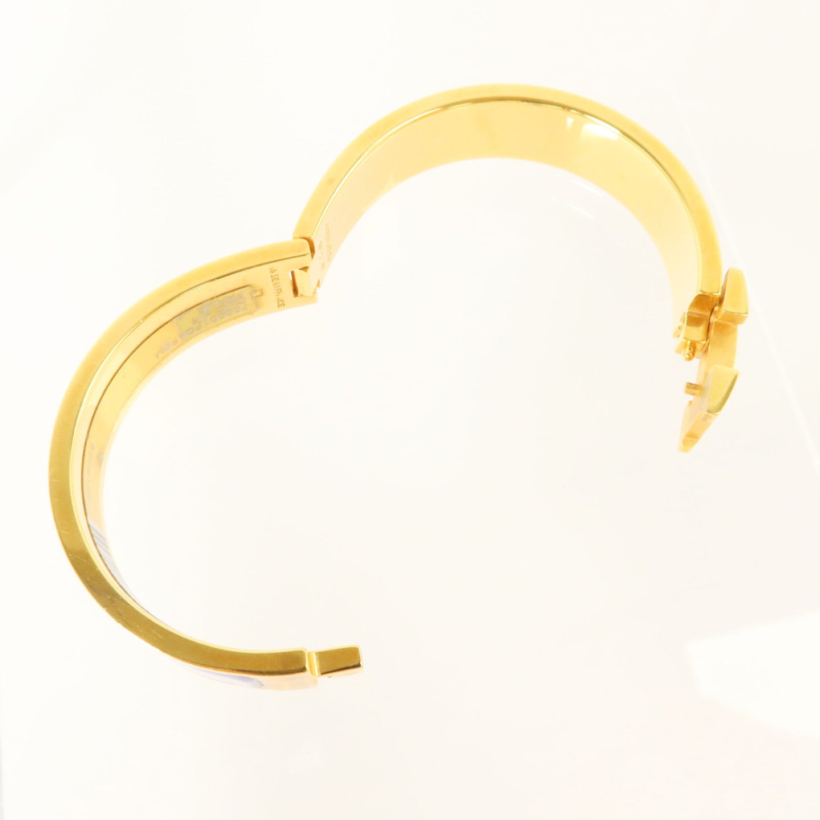 HERMES 金屬/琺瑯Clic-H Bracelet金扣手鏈