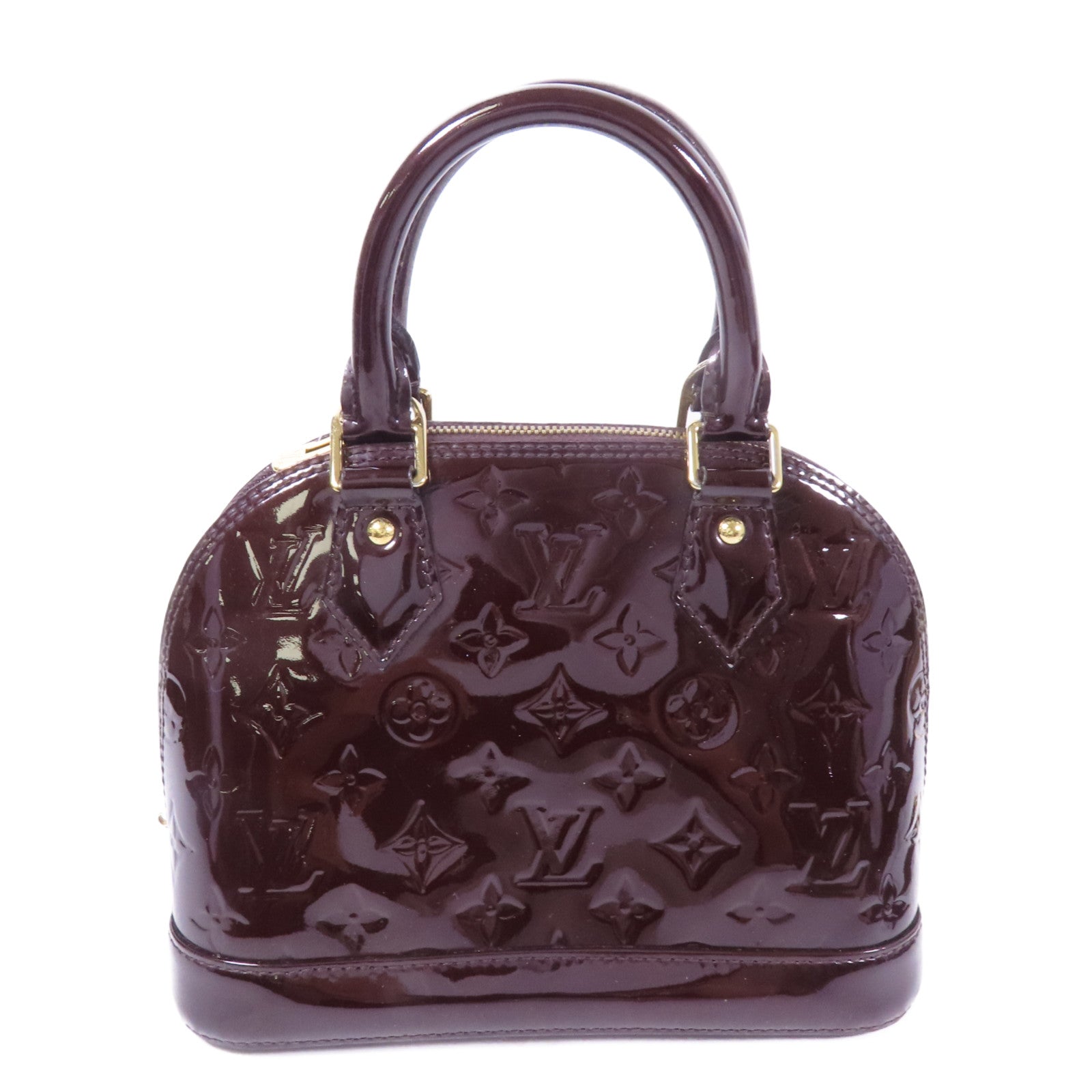 LOUIS VUITTON 【激減優惠】Vernis Alma BB金扣手挽肩背兩用袋