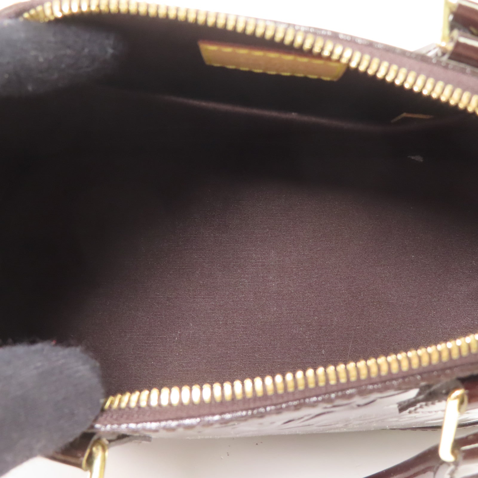 LOUIS VUITTON Vernis Alma BB金扣手挽肩背兩用袋