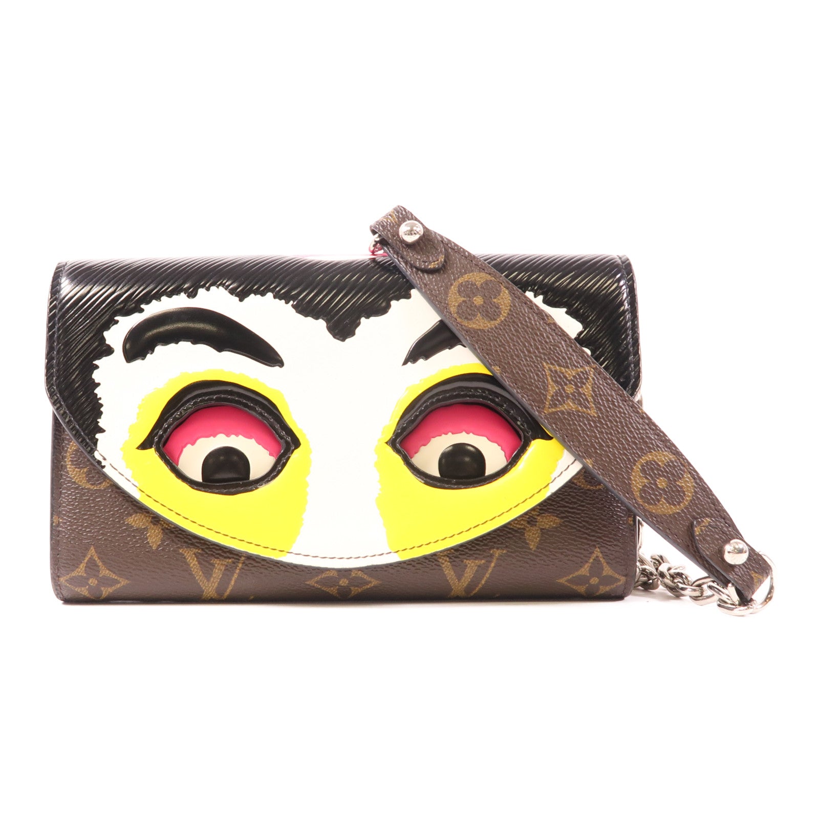 LOUIS VUITTON LV SHW LVxKabuki Chain Wallet Shoulder Bag M67256 Brown