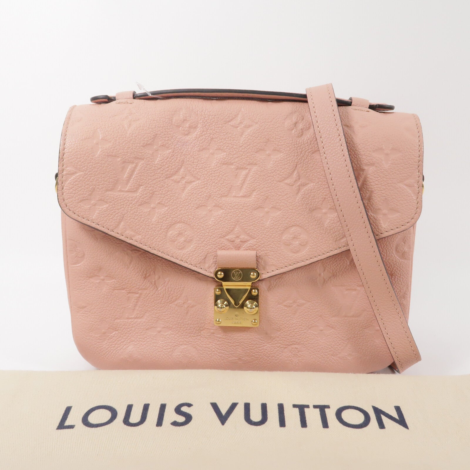 LOUIS VUITTON Monogram Empreinte Pochette Metis手挽肩背兩用袋