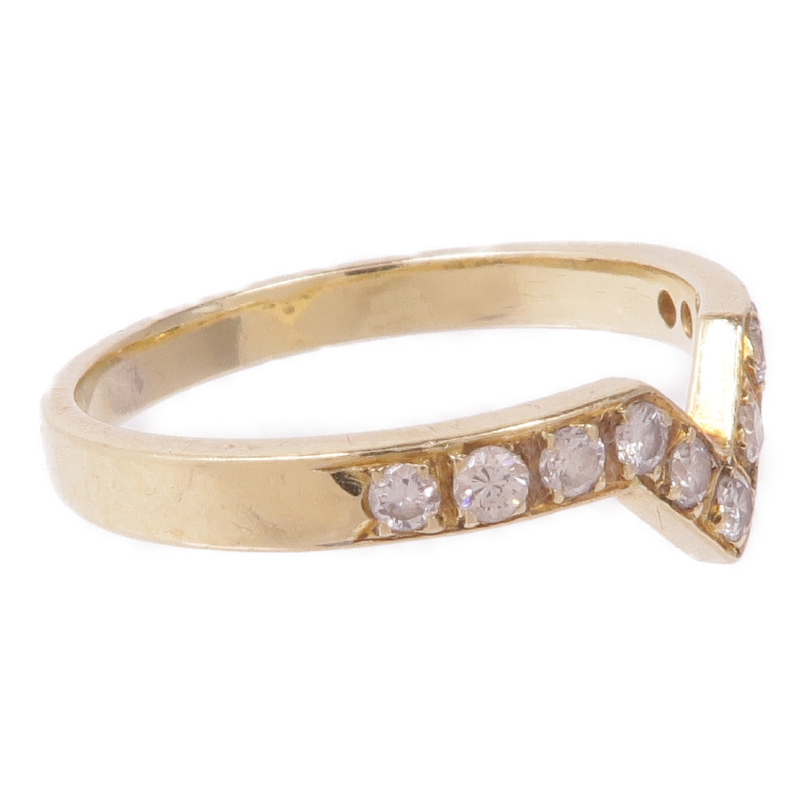 JEWELRY 【激減優惠】14K黃金Diamond Ring鑽石戒指US#5.75