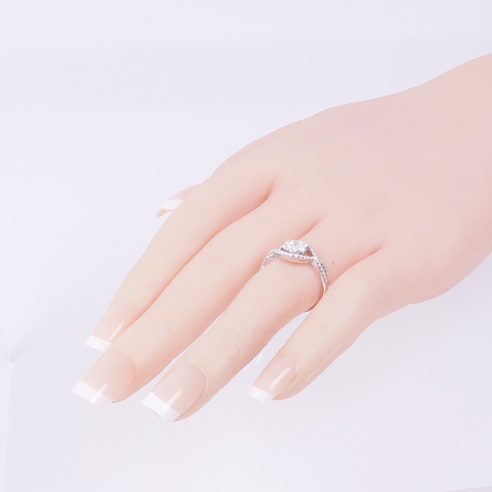 JEWELRY 18K白金Diamond Ring鑽石戒指US#7.25