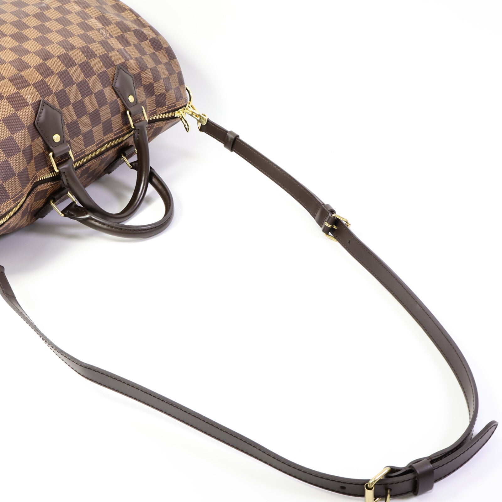 LOUIS VUITTON 【激減優惠】Damier Speedy Bandouliere 35手挽肩背兩用袋