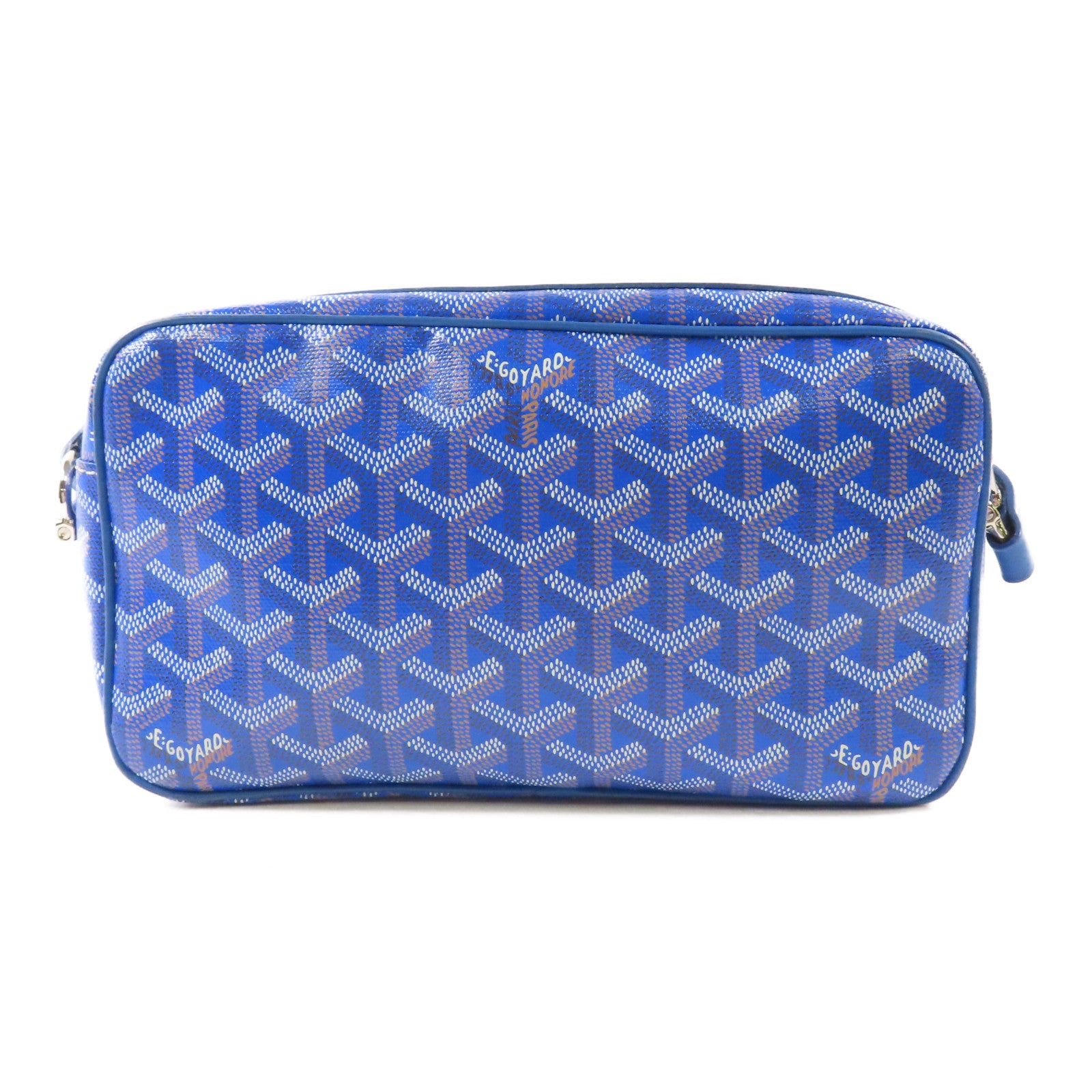 GOYARD 塗層帆布Sac Cap Vert銀扣肩背袋