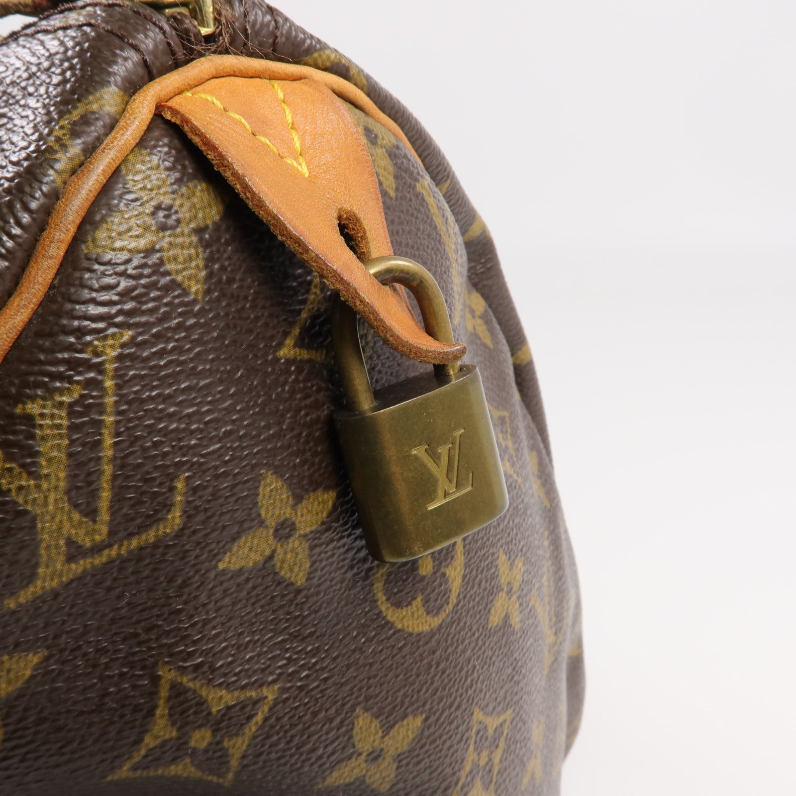 LOUIS VUITTON Monogram Speedy 30金扣手挽袋