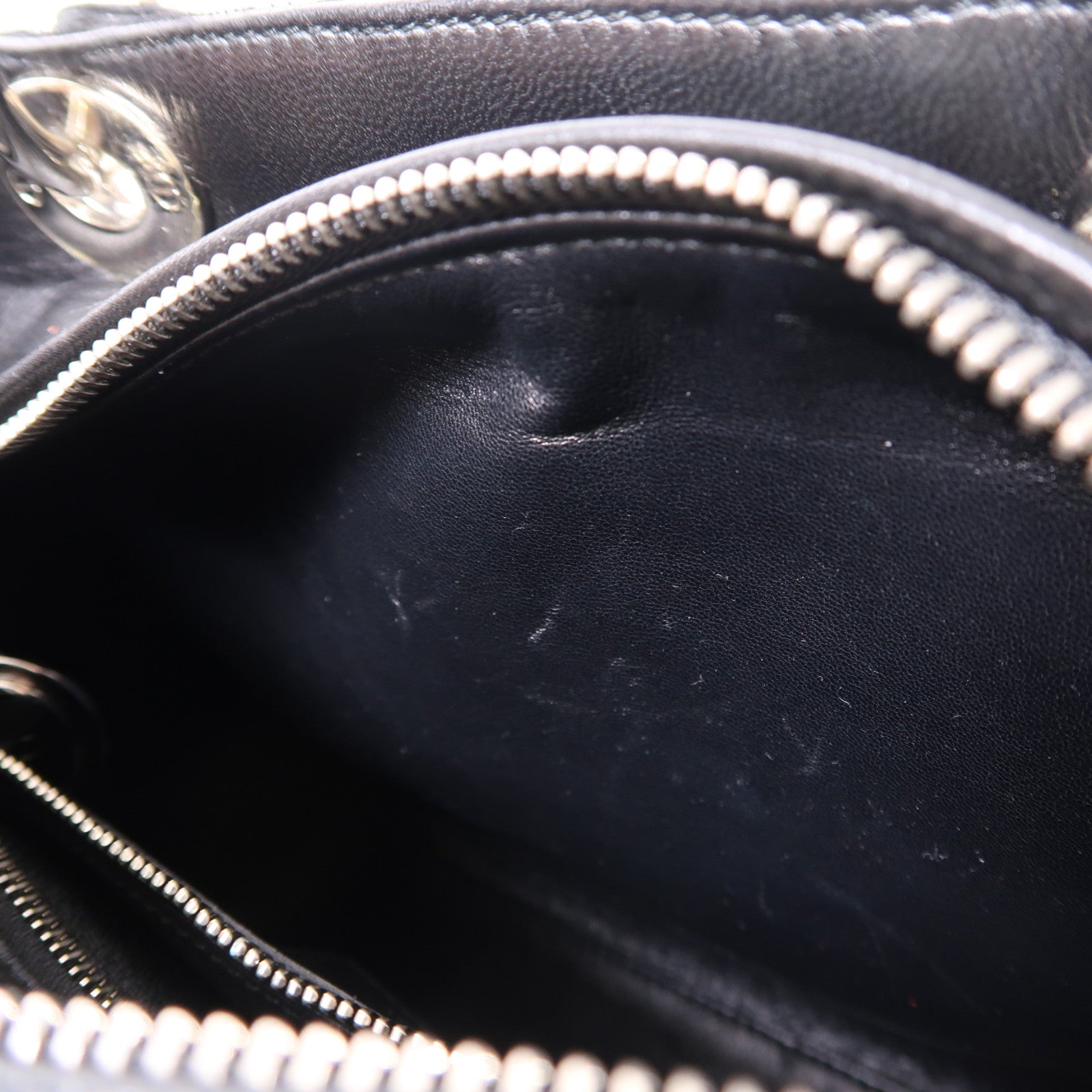 Dior SHW Lady Dior Medium 2way Shoulder Bag Sequins Lambskin M0550PSTK