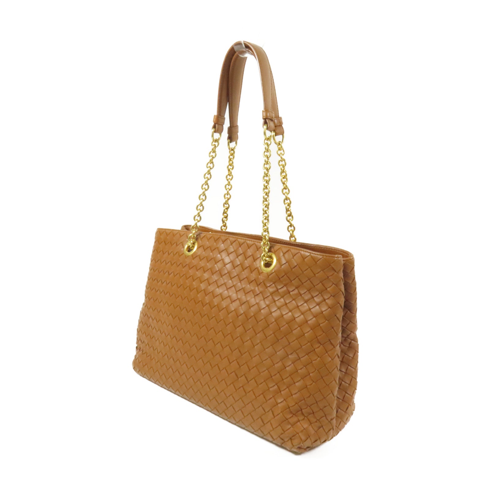 BOTTEGA VENETA 羊皮皮革Chain Shoulder金扣肩背袋