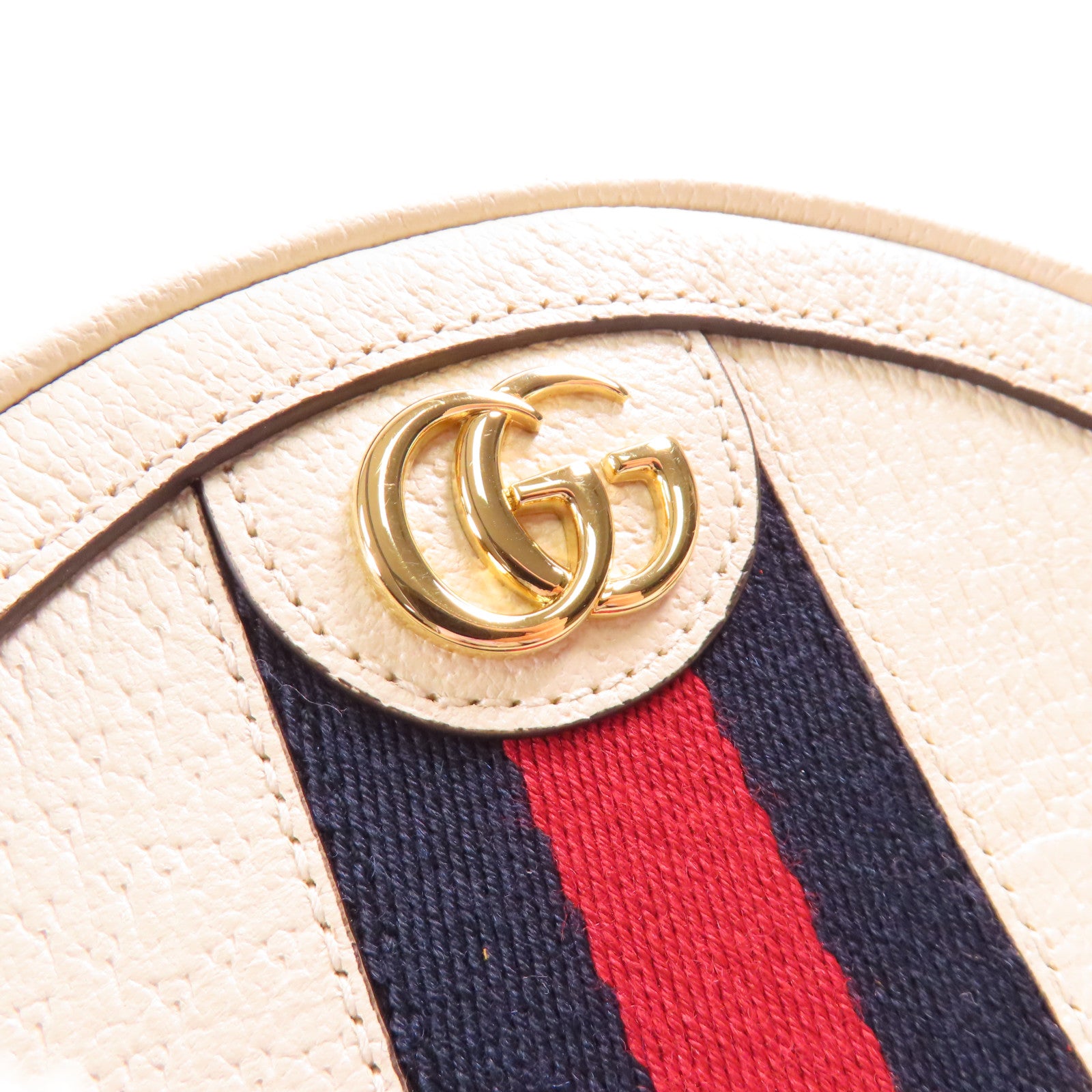 GUCCI 牛皮皮革Ophidia Mini Backpack金扣鏈帶背包