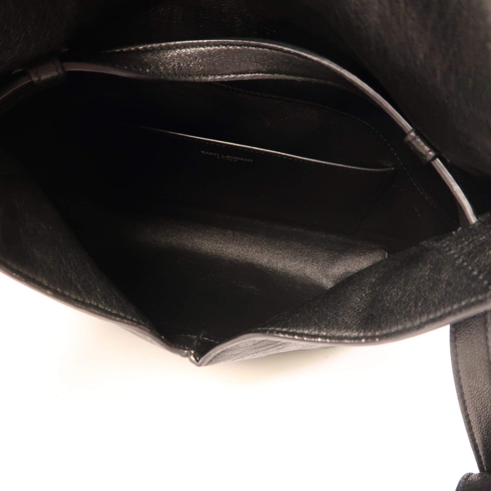 YVES SAINT LAURENT 牛皮皮革Sac De Jeur銀扣肩背袋