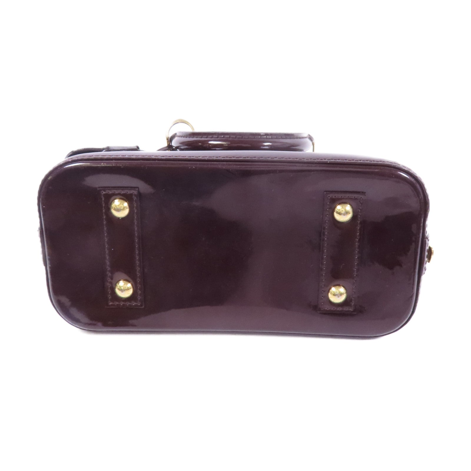 LOUIS VUITTON Vernis Alma BB金扣手挽肩背兩用袋