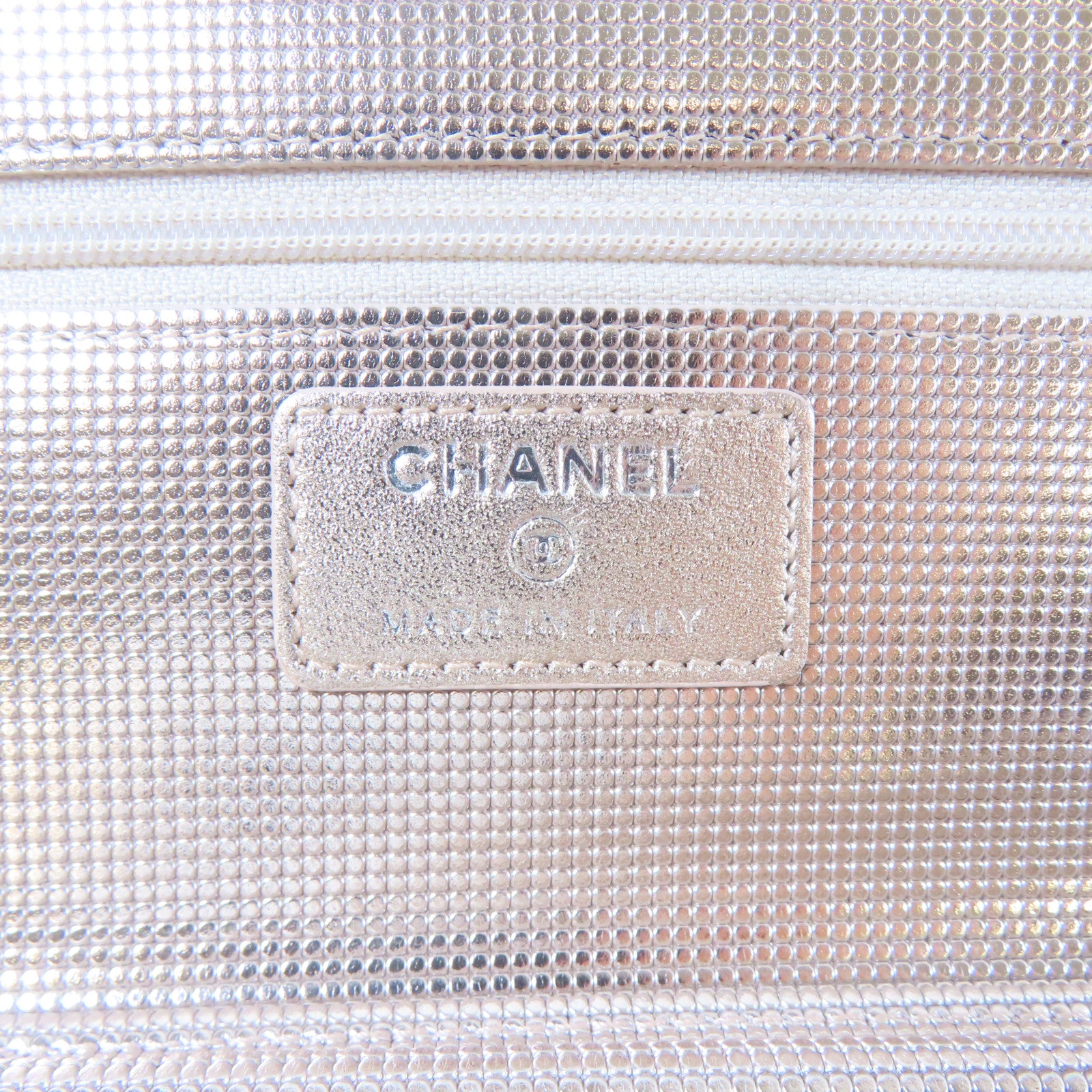 CHANEL 菱格皮革Wallet On Chain銀扣鏈帶肩背袋粉紅色