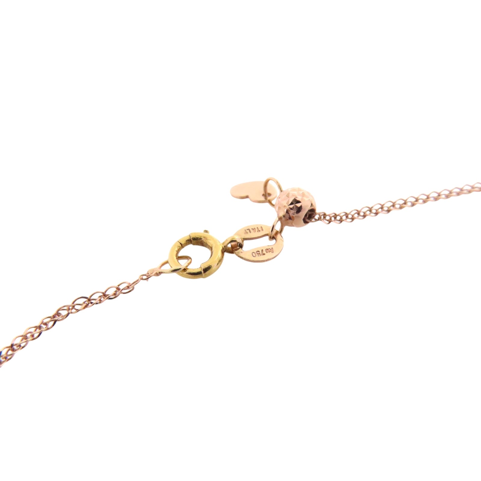 JEWELRY 【激減優惠】18K玫瑰金/鑽石Diamond Necklace項鏈