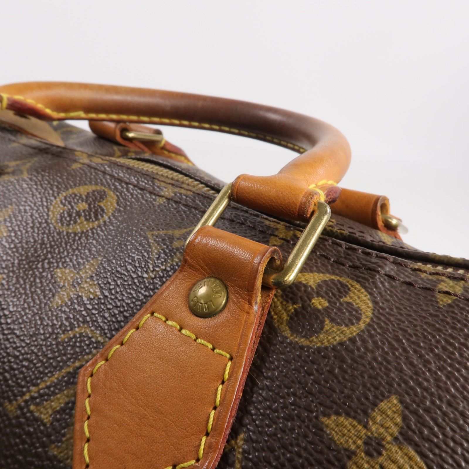 LOUIS VUITTON Monogram Speedy 30金扣手挽袋