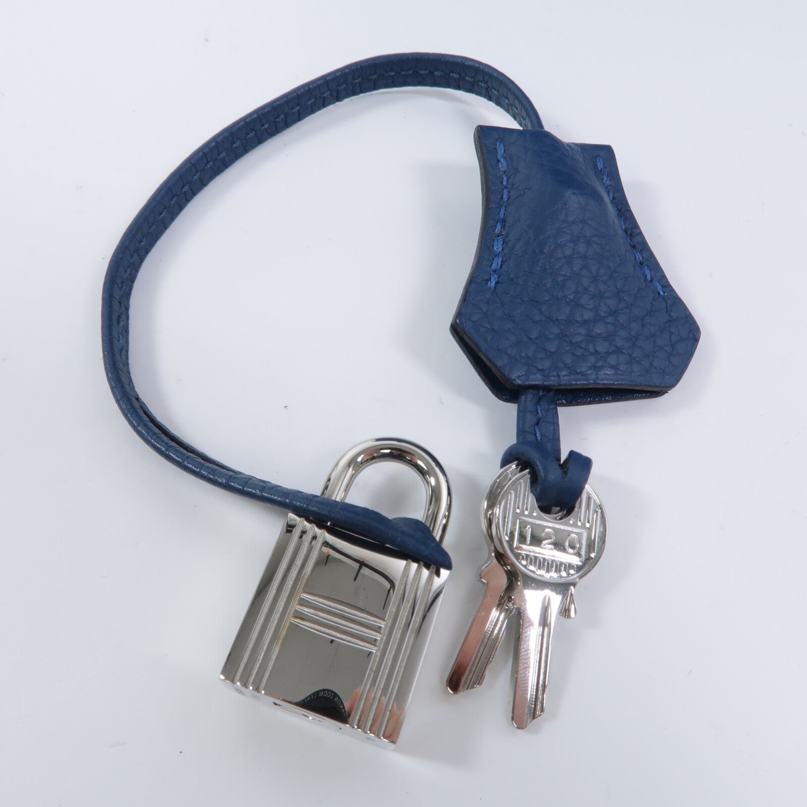 HERMES Togo皮革Bolide 31手挽袋Bleu Colvert