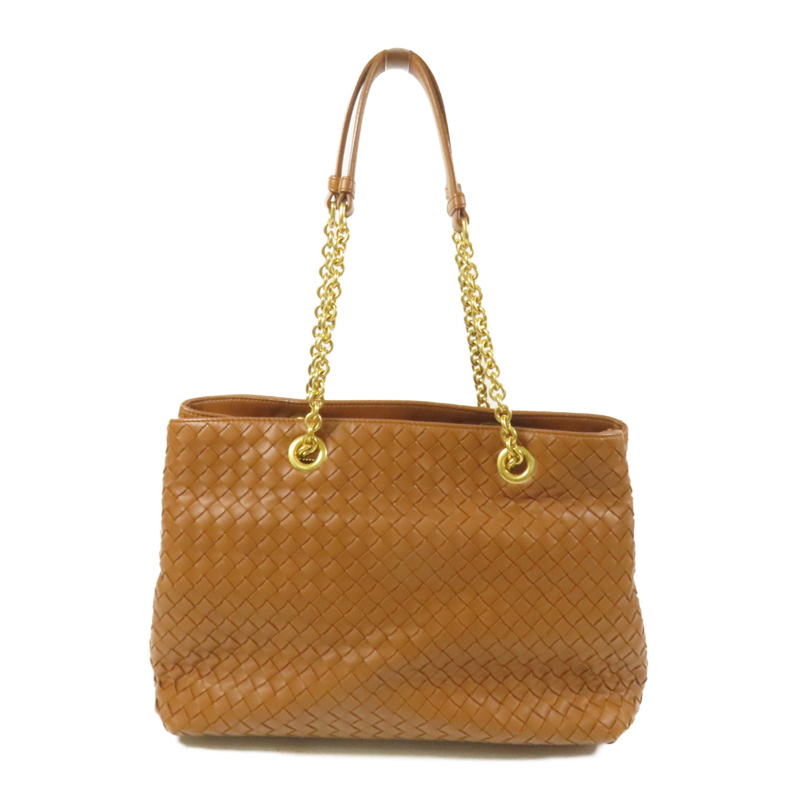 BOTTEGA VENETA 羊皮皮革Chain Shoulder金扣肩背袋