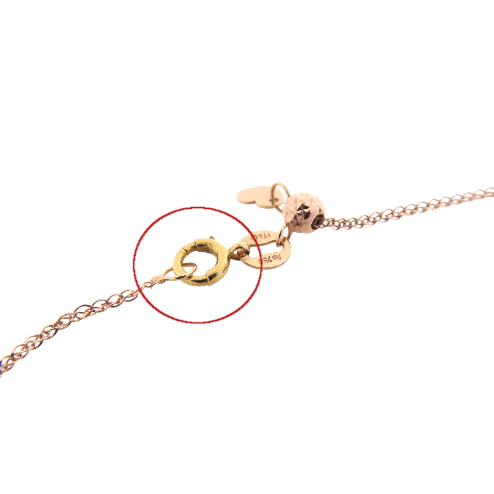 JEWELRY 【激減優惠】18K玫瑰金/鑽石Diamond Necklace項鏈