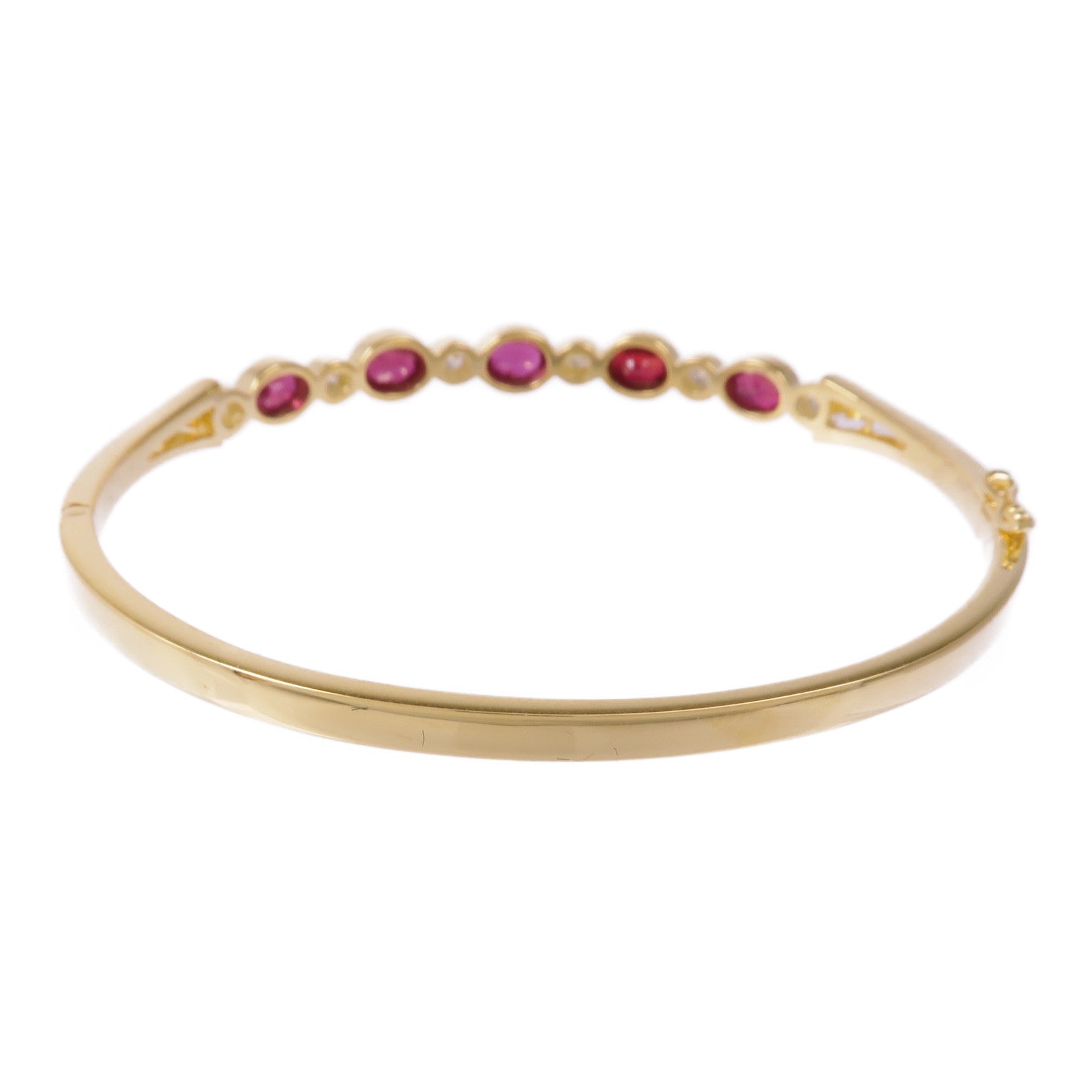 JEWELRY 14K黃金Ruby Diamond Bracelet紅寶石/鑽石手鐲