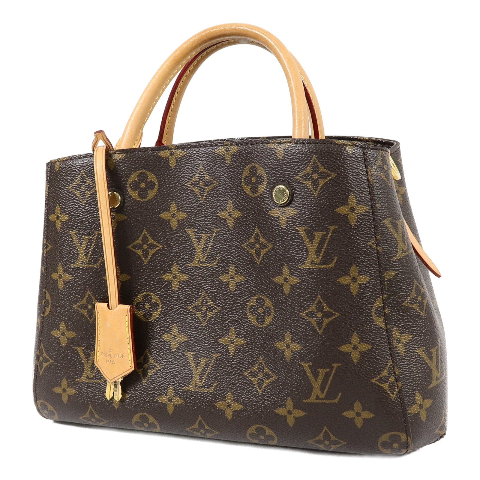 LOUIS VUITTON Monogram Montaigne MM手挽肩背兩用袋