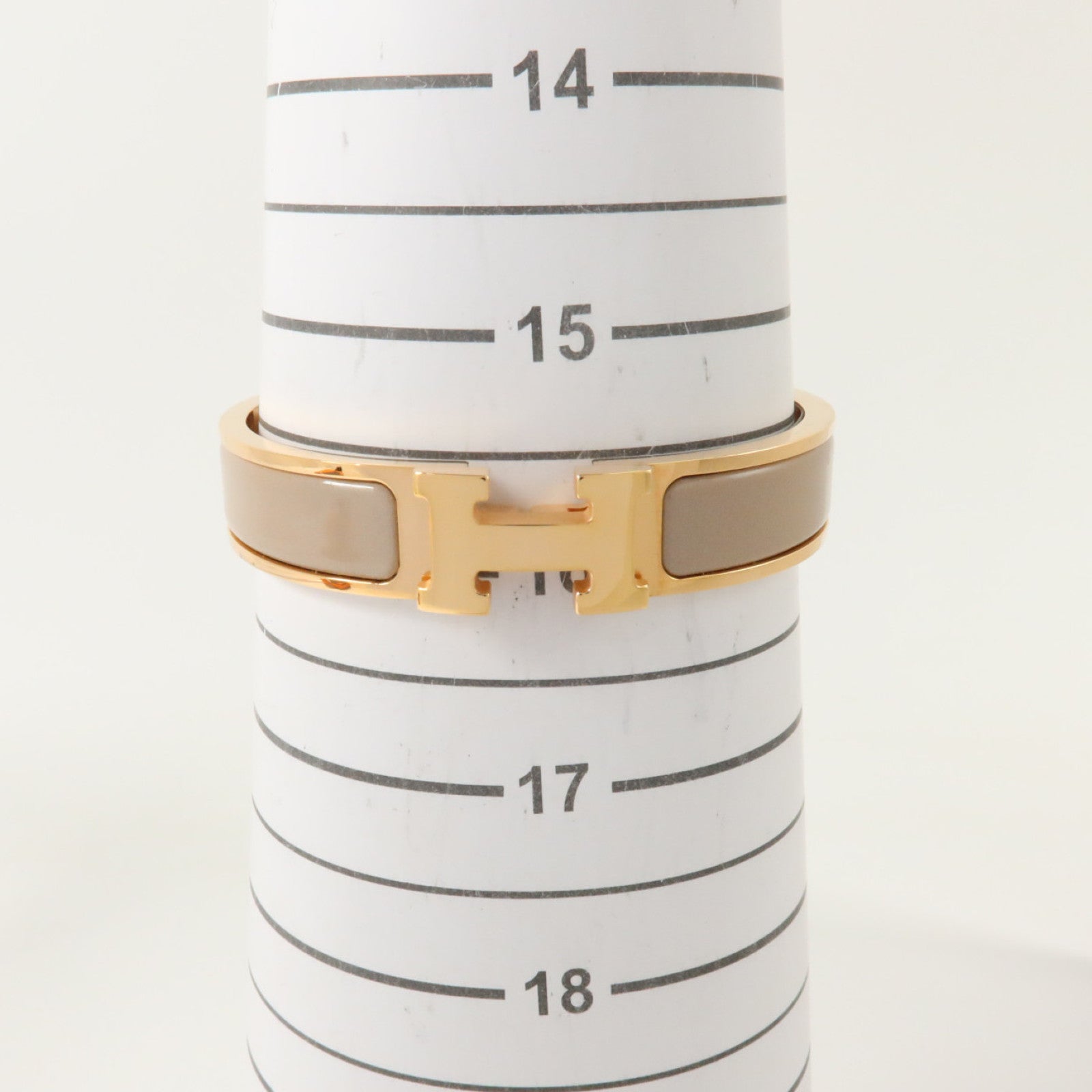 HERMES 金屬/琺瑯Clic-H Bracelet金扣手鏈