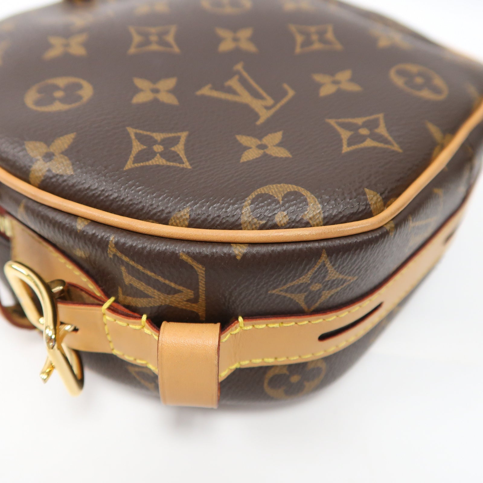 LOUIS VUITTON Monogram Boite Chapeau Souple MM金扣手挽袋啡色