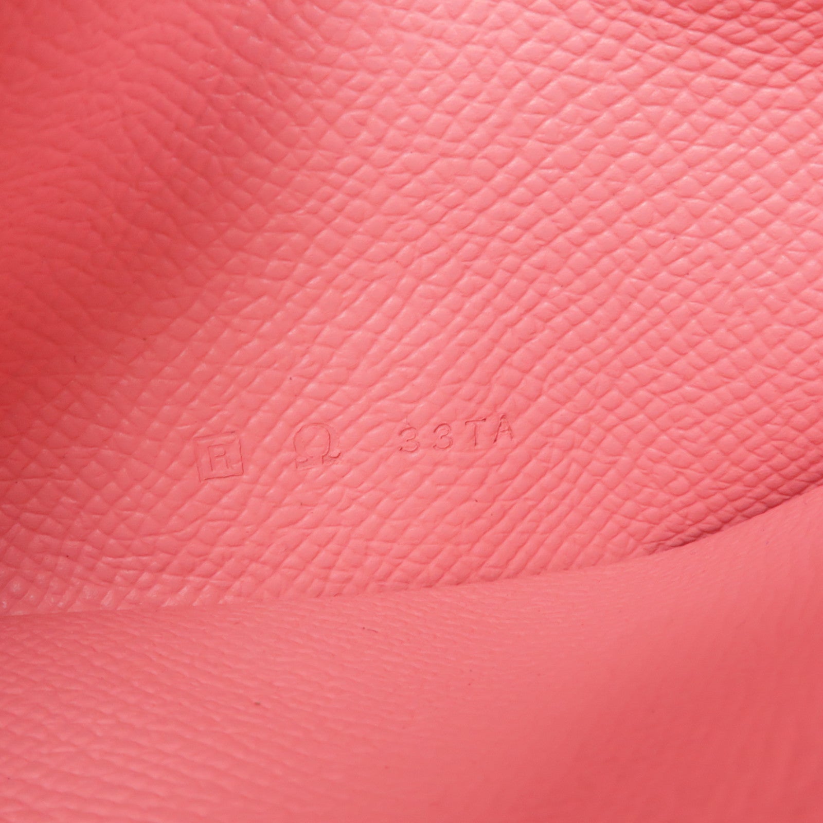 HERMES Epsom皮革Bearn Wallet金扣長錢包Pink