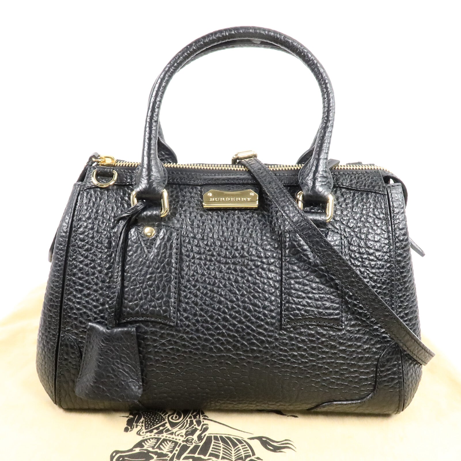 BURBERRY 牛皮皮革2 Way Shoulder Bag手挽肩背兩用袋