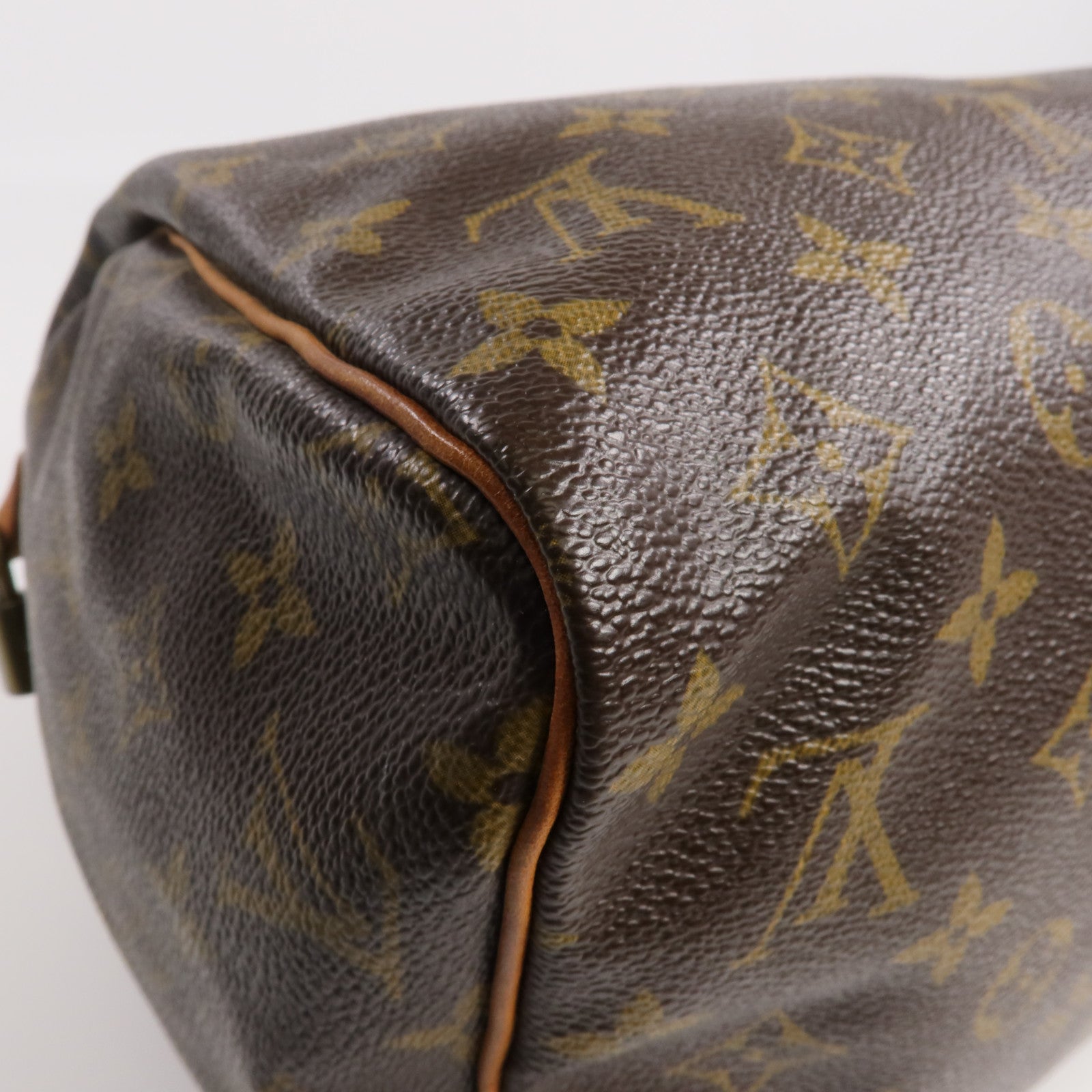 LOUIS VUITTON Monogram Speedy 30金扣手挽袋