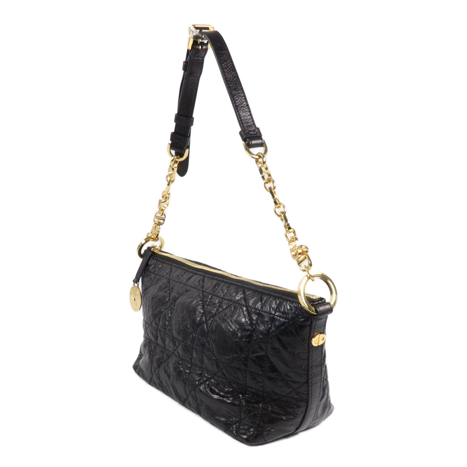 Dior 羊皮皮革Diorstar Hobo Bag鏈帶肩背袋